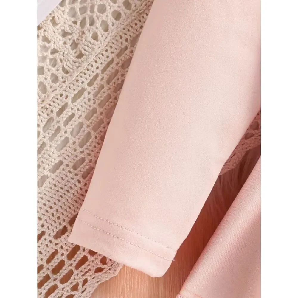 NWT Blossom Chic Two-Piece Set Pink & Black Top Coordinating Floral Leggings